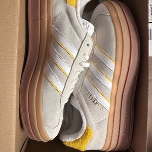 adidas Originals Women's Gazelle Bold Shoes - Light Yellow